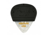 Fender Mojo Grip Celluloid 3-Pack White Moto Medium 
